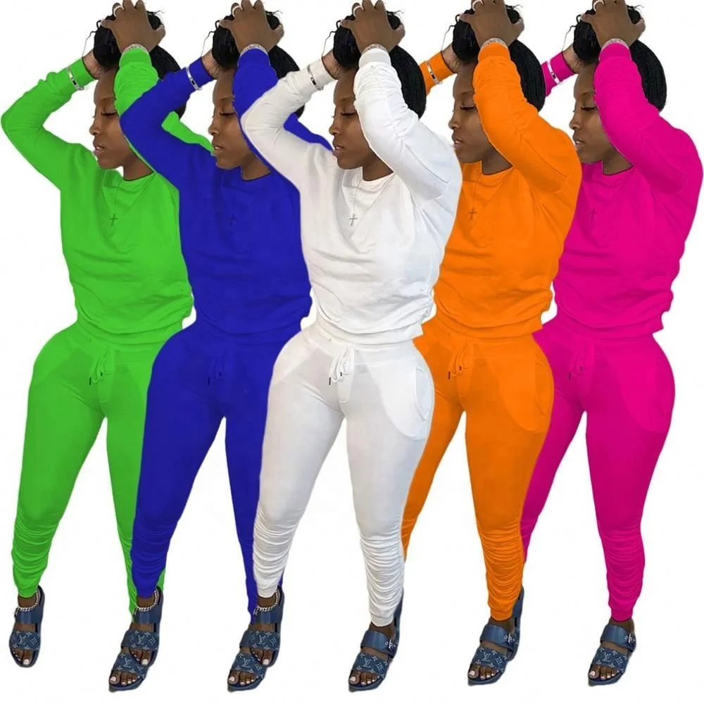 

Women Joggers Sweat Pants Sets Winter Clothes Ladies Women 2 Two Piece Set Clothing Tracksuits Joggers Suits Sets