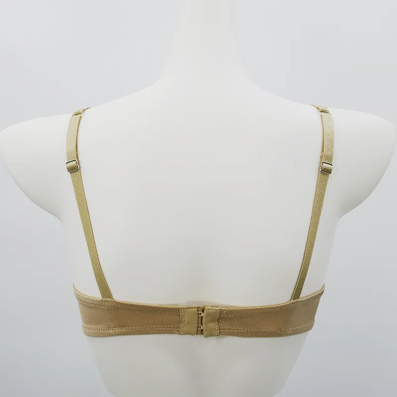 
Wholesale T-shirt Shiny Polyamide Elastane Summer Comfort wire Push Up Bra 