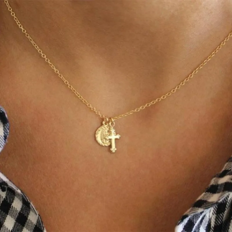 Joolim 925 Sterling Silver Medal Cross Pendant Necklace Wholesale Jewelry