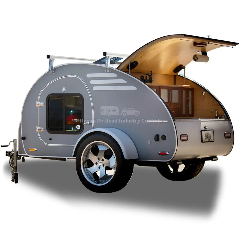 

Retro Tiny House Tent Mobile Travel Camping Rv Off Road Teardrop Trailer Camper