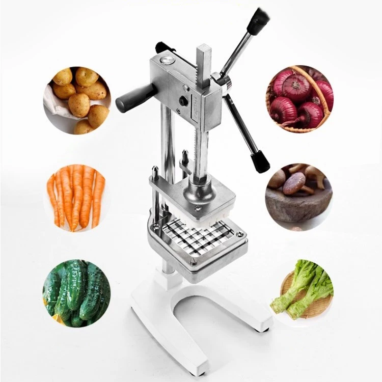 

Horus Commercial Vegetable Chopper Cutter Slicer French Fries Cutting Machine, Silver