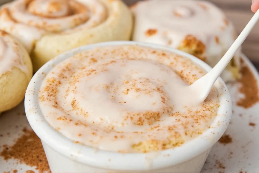 easy cinnamon roll icing