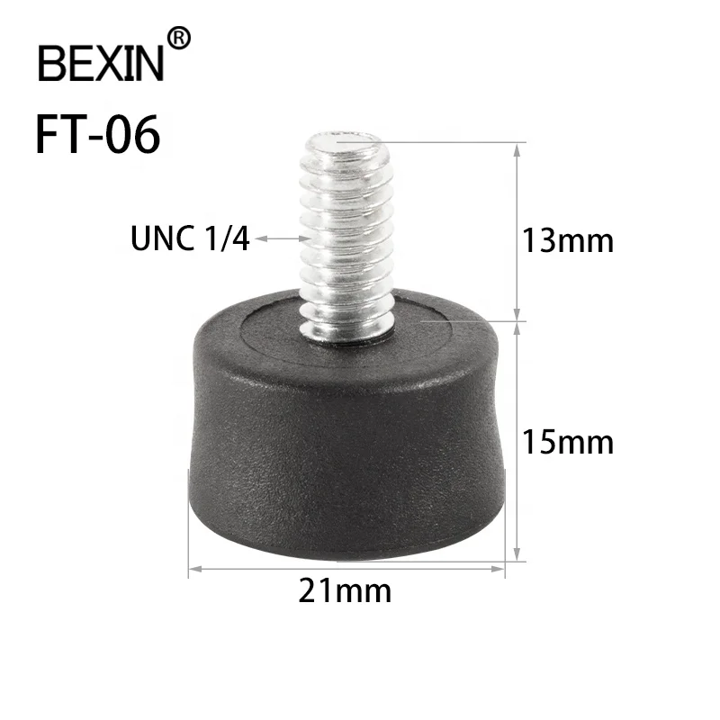 

Custom Tripod Accessories part Universal 3/8" 1/4" M8 Thread Plastic base MINI Foot Spike FOR Tripod Monopod Benro Gitzo