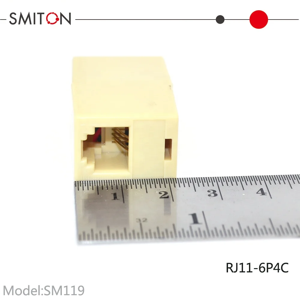 Rj12 Rj11 Modular Coupler 6p4c 6p6c Utp Coupler - Buy 6p6c Utp Coupler ...