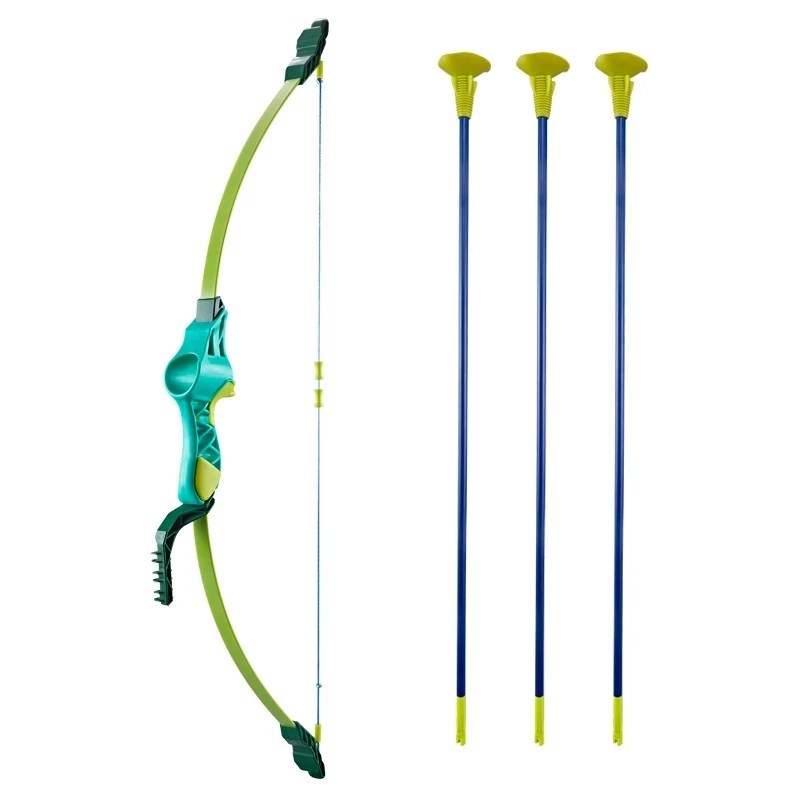 

Children'S Archery Bow And Arrow Toy Set 3 Arrows Sucker Arrows Safe Game Shooting Goals Christmas Celebration Kids Gifts