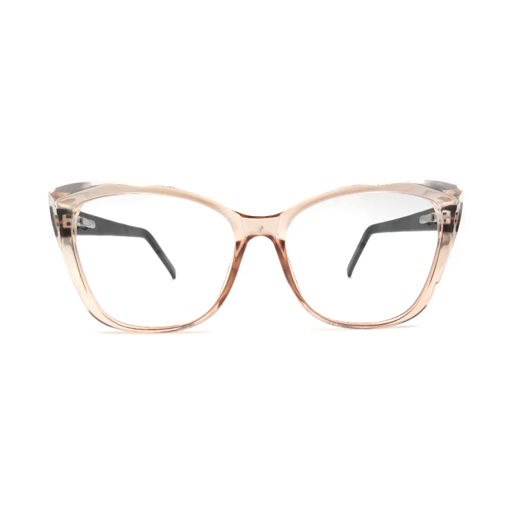 

Clear Women Hot Sale Frame Logo Style Time Color Eyewear Cat Eye Reading Glasses fance frame for eye wear