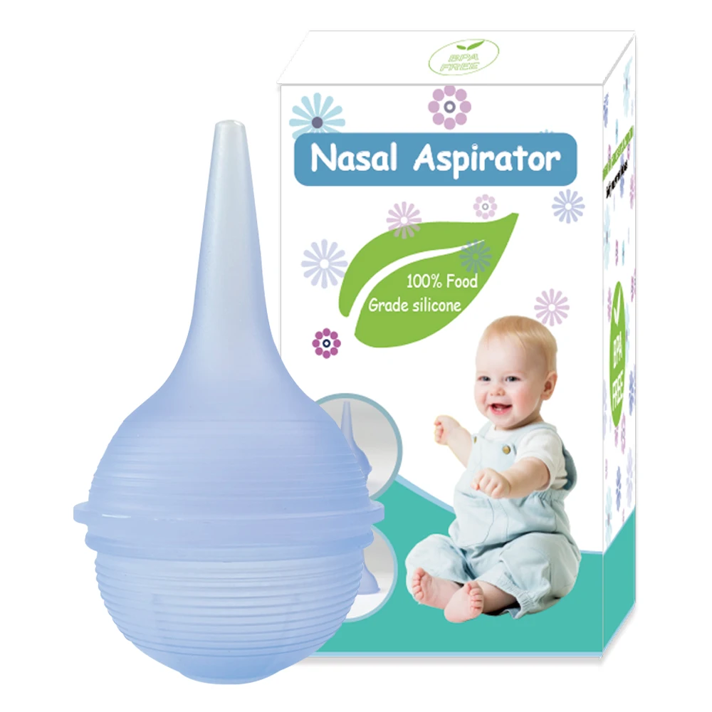 

Remove Nasal Mucus For Baby Silicone Bebe Nasal Aspirator Low MOQ Factory Price RTS, Pink,blue,whiteyellow