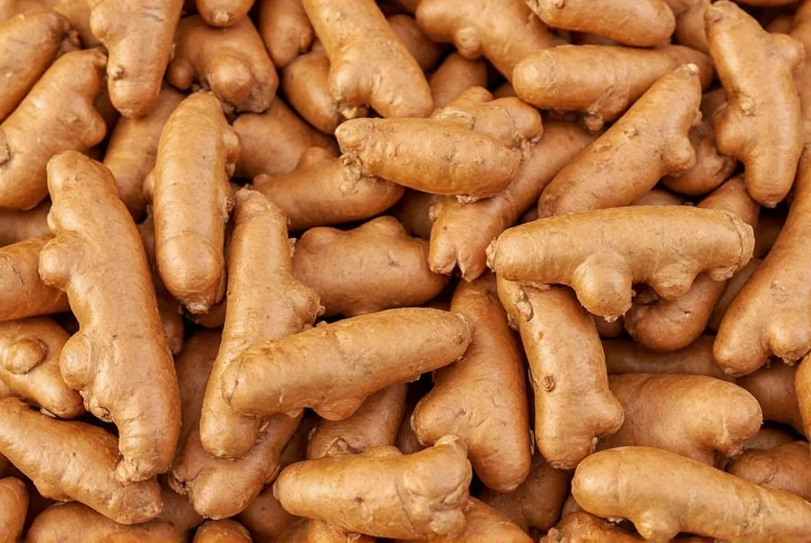 Various forms of ginger used in traditional practices including fresh root, dried slices, and powdered form