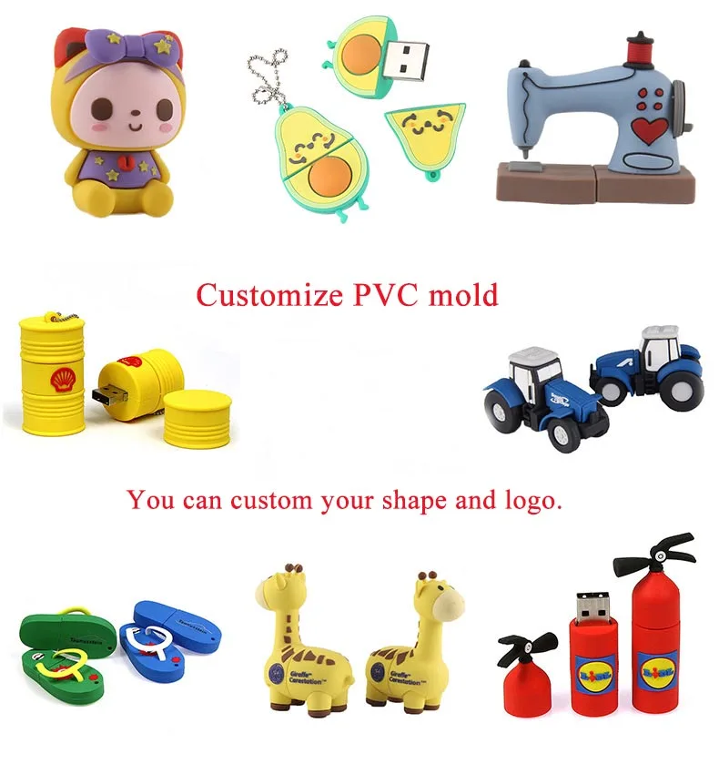Fighter Plane USB Flash Drive Battle-plane Pendrive Custom PVC Shape Aeroplane USB Stick 8G 16G 32G 64G - ANKUX.COM