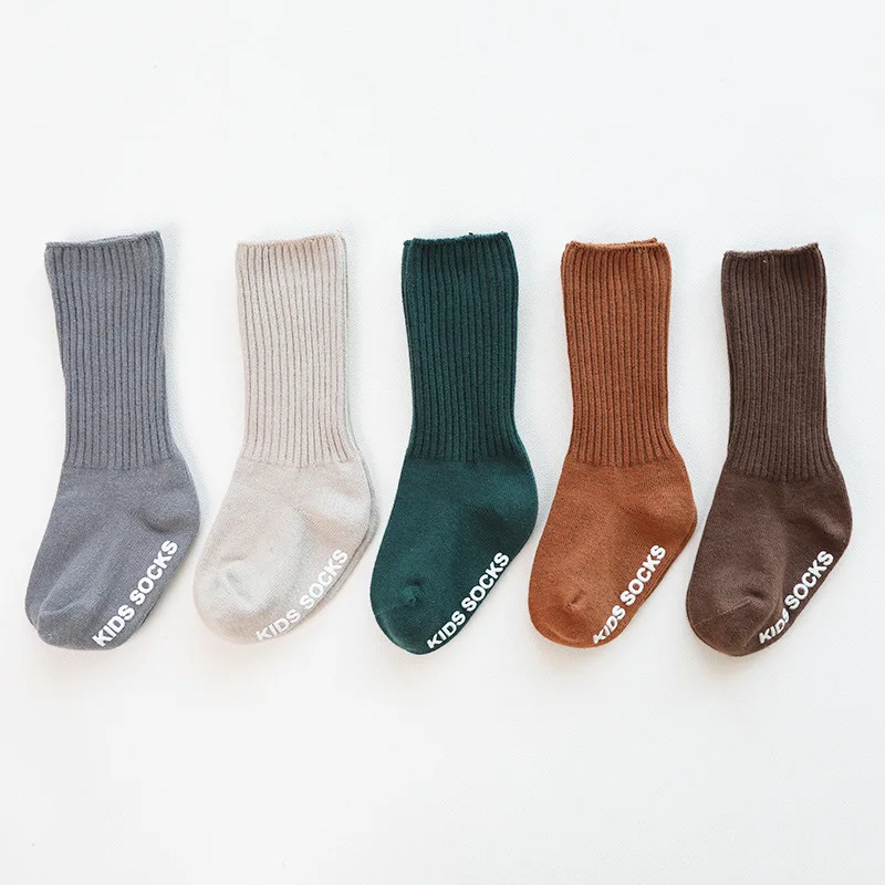 

Spring and Autumn Baby Socks Non-slip High Tube Children Stacking Socks Baby Floor Socks M377