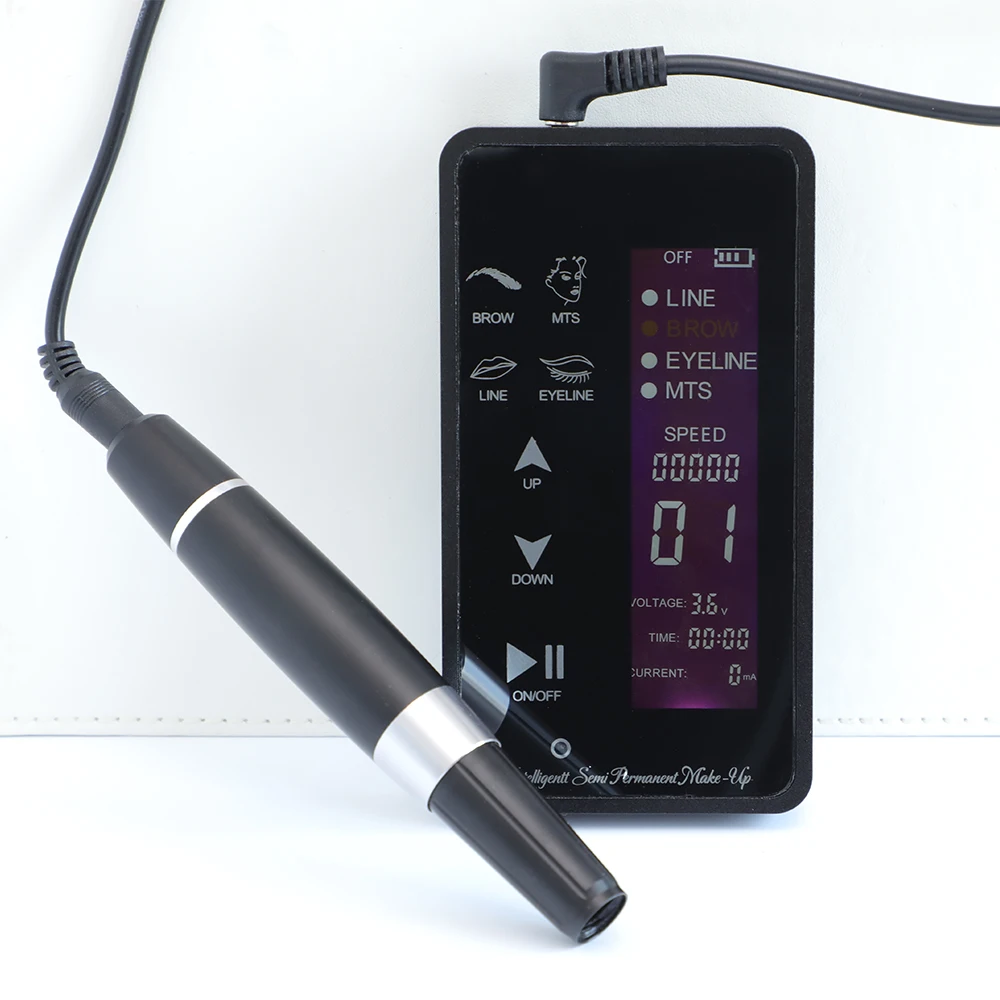 

OEM microblading microneedling permanent makeup machine pmu, Black