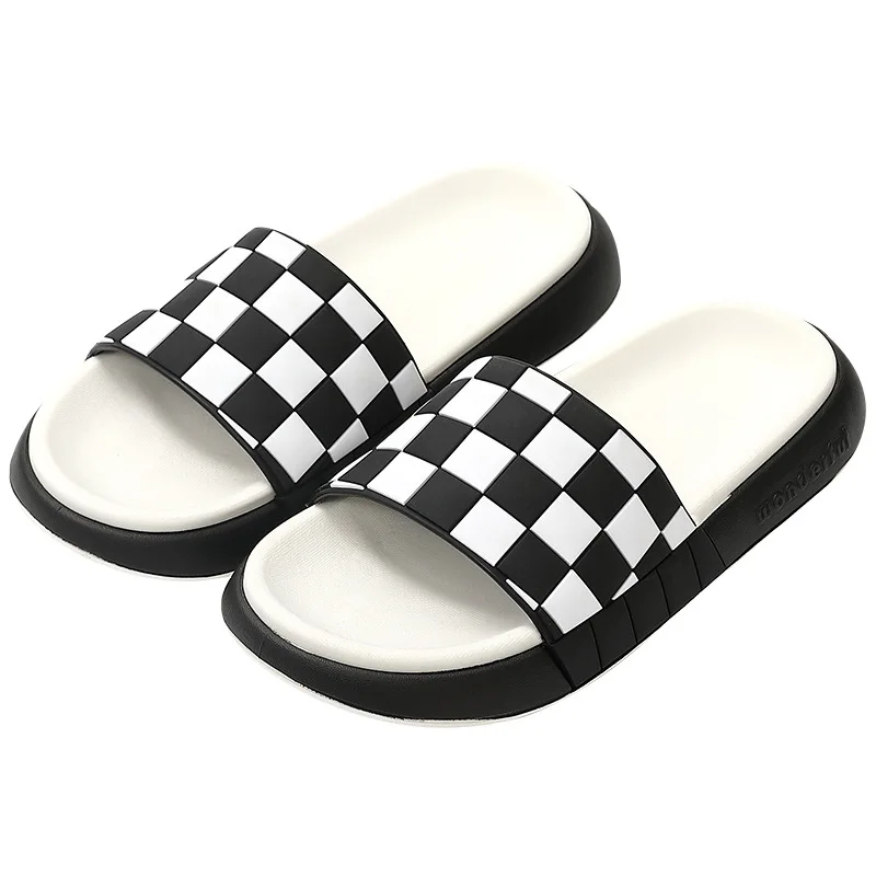 

2022 Summer Bathroom Home Slippers Women Soft Sole PVC Indoor Slides Sandals Non-slip Flip Flops
