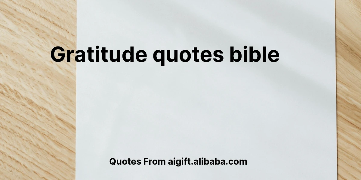 gratitude quotes bible