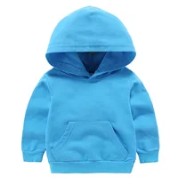 

kids plain candy color cotton hoodies children 100% cotton fleece sweatshirt kids hoodies