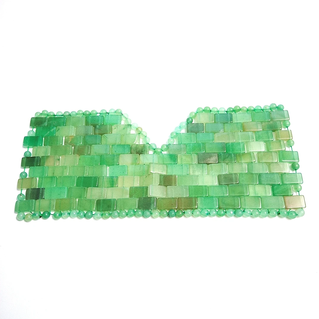 

Green aventurine face jade eye mask healing cooling neck eye mask at wholesale price