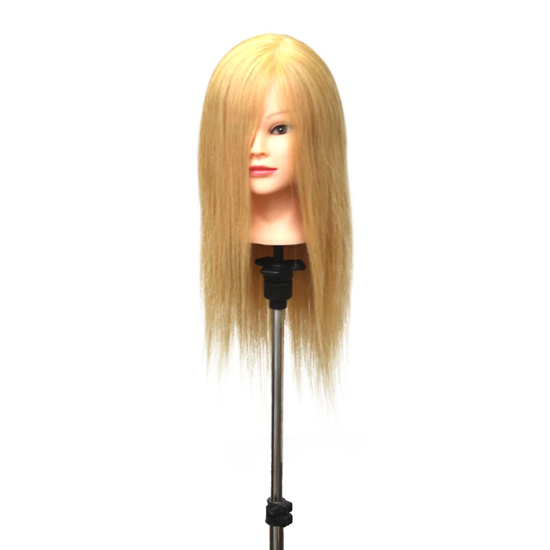 

100% Human Hair #613 Blonde Color Mannequin Head for Training
