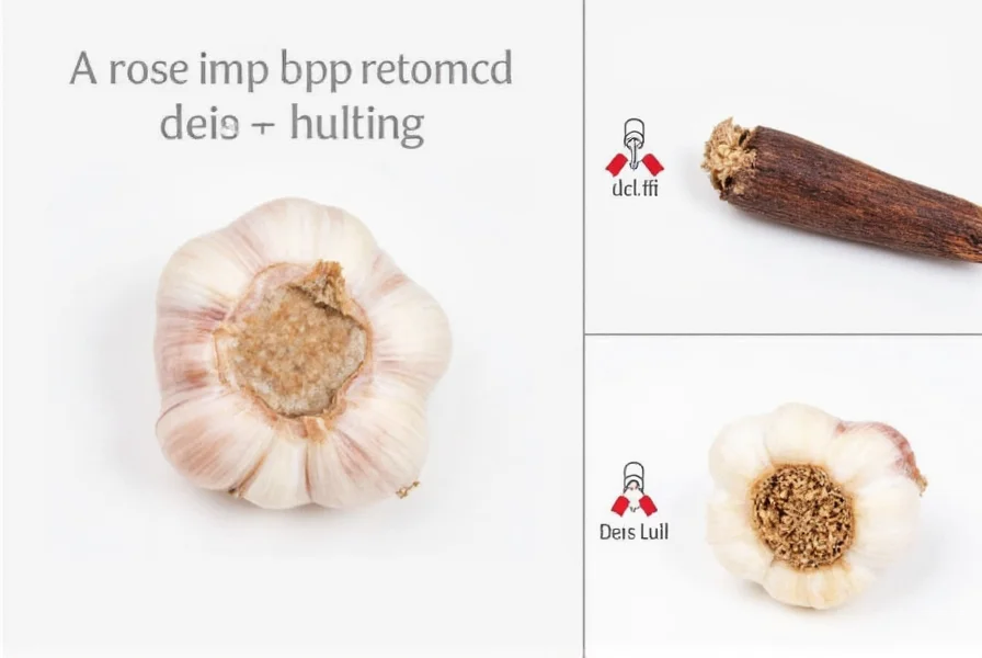 Comparison of fresh garlic cloves, minced garlic, and garlic powder with measuring spoons