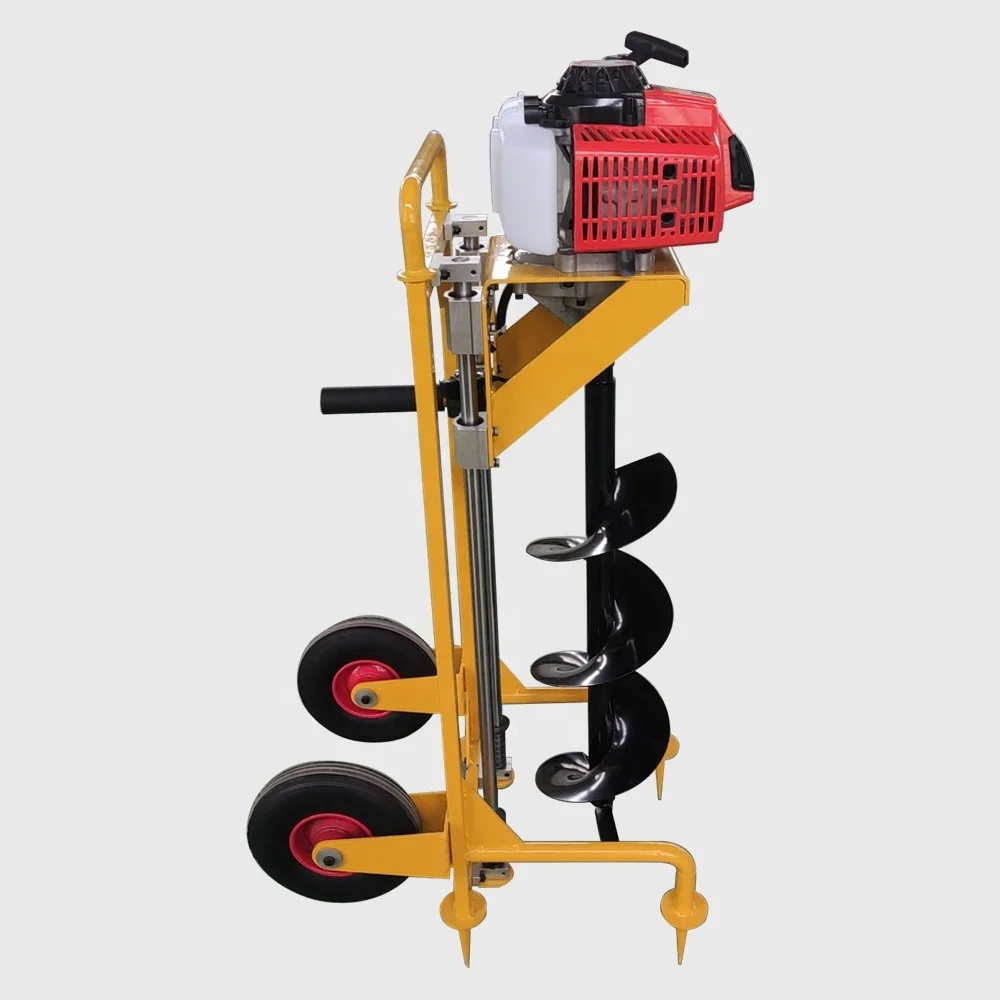

hole digger 48cc petrol earth auger drill bits with hand held, Customized