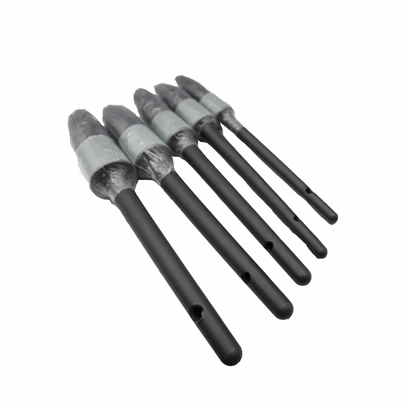 
Wooden handle car detailing brush / Auto interior detailing brush 