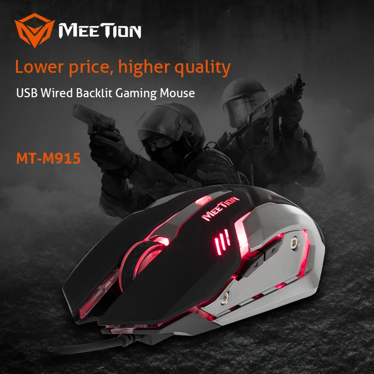 MeeTion M915 السلكية نوع وسهم المنتجات حالة الكمبيوتر الألعاب ماوس