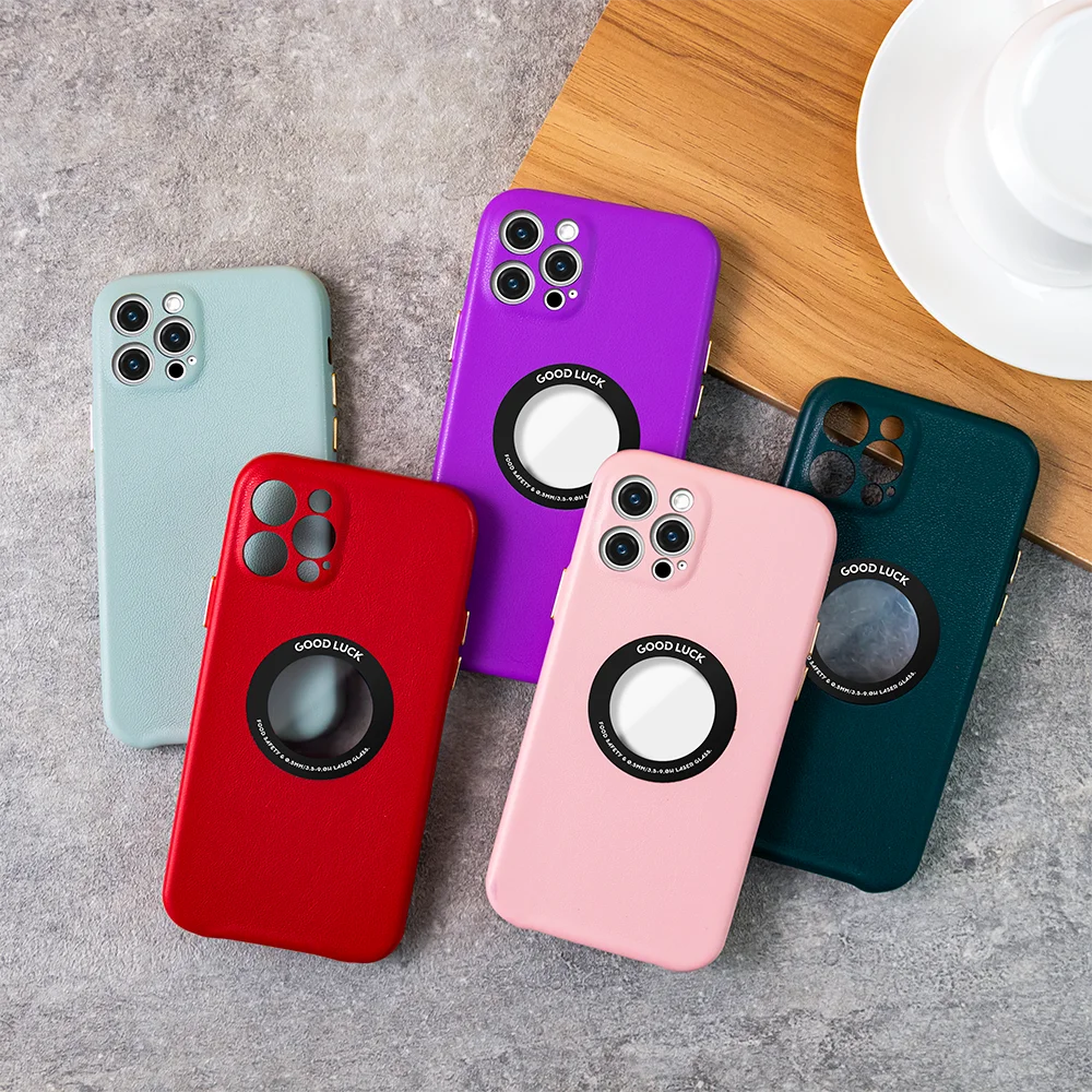 

2021 New Arrival Trendy OEM ODM Leather Cell Phone Case For iPhone 13