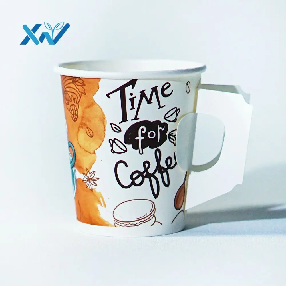 

Handled Insulated Disposable Paper Cups For Coffee