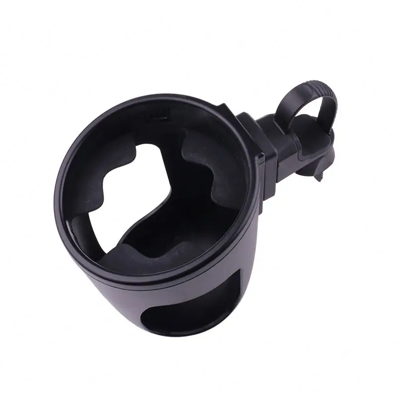 

ABS material motorcycle bicycle water cup holder TOLdw adjustable water bottle cage, Black