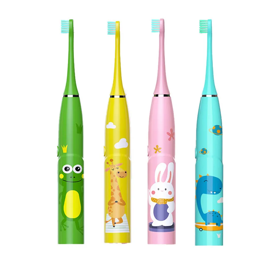 

Sonic Smart Battery Operated Rechargeable Ultrasonic Auto Automatic Electronic Child Baby Kids Electric Toothbrush For Children, Customized color