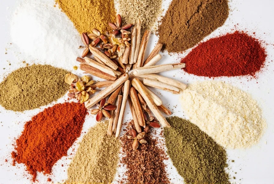 labeled spices