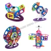 46PCS Kids Magnetic Blocks Construction Enlighten Assembly Building Blocks Toys Kids Educational DIY Plastic Technic Brick