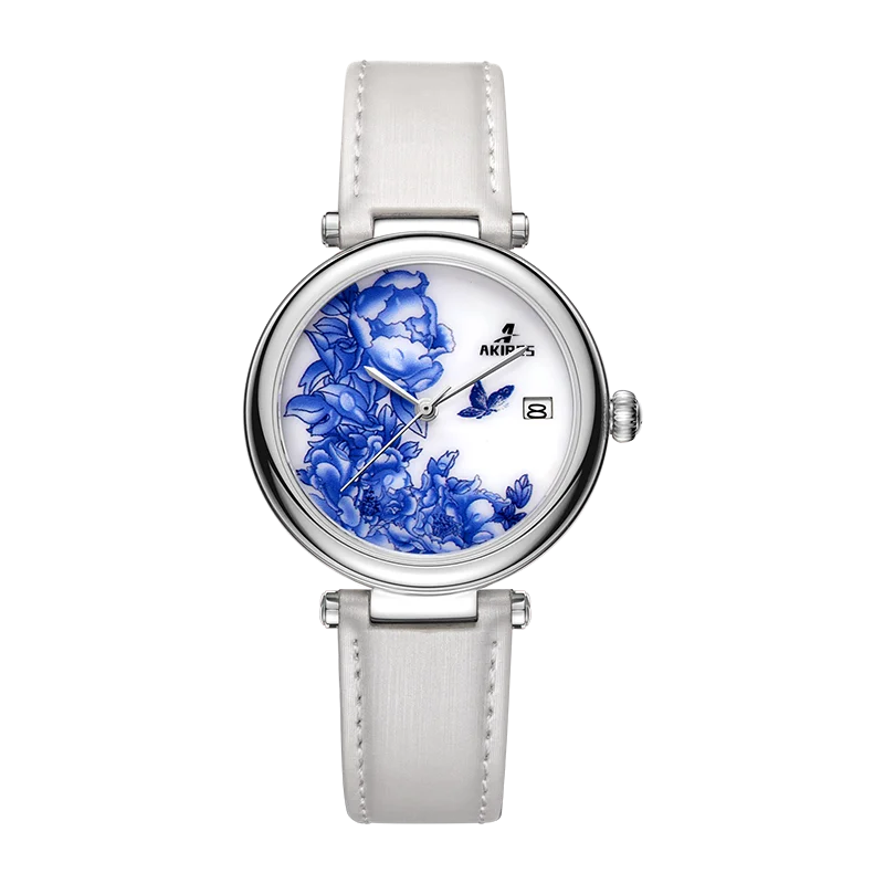 

Luxury Watch AKIRES 6003 Stainless Steel Case Sapphire Glass Fashion Clock Women Waterproof Mechanical Wristwatch