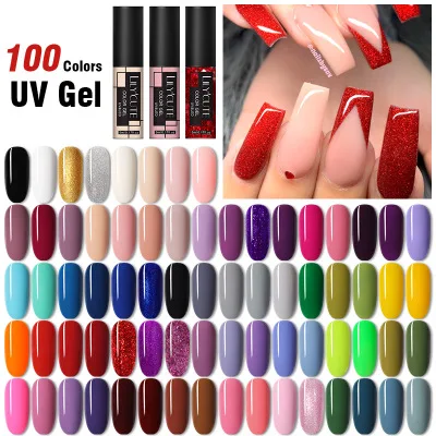 

New popular Custom nail gel polish nail colour uv gel soak off nail gel polish polish kit with uv light clavuz