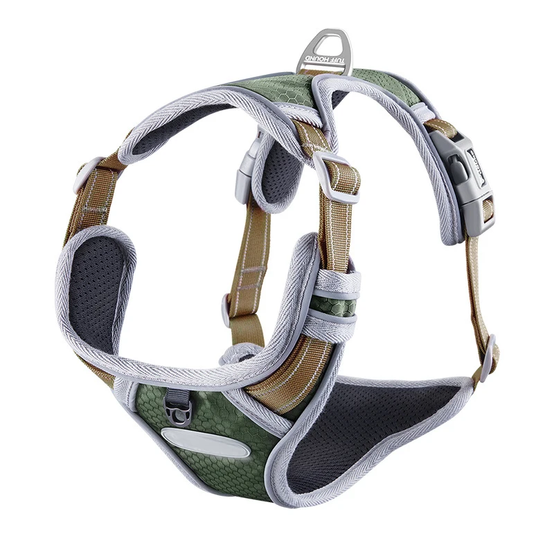 

Breathable Nylon Dog Running Lead Leash Hands Free Pet Harness with Seat Belt//