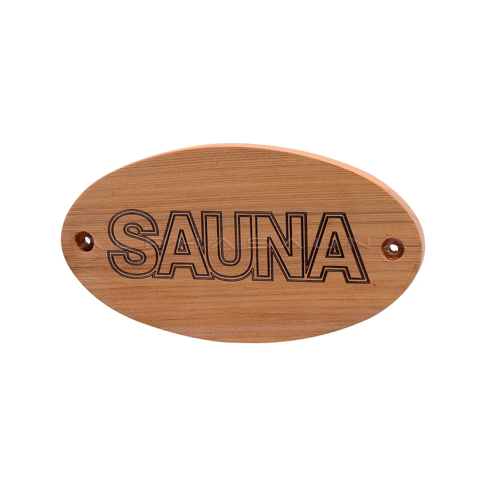 

Wooden Sauna Sign For Sale