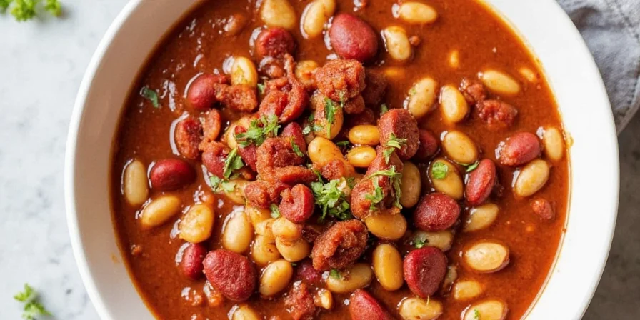 Adding lime juice to finish chili