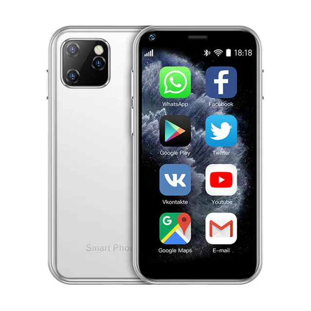 

SOYES XS11 3G LTE Mini SmartPhone Unlock 1GB RAM 8GB ROM 2.5 Inch MT6580A Quad Core Android 6.0 1000mAh 2.0MP Small Card phone