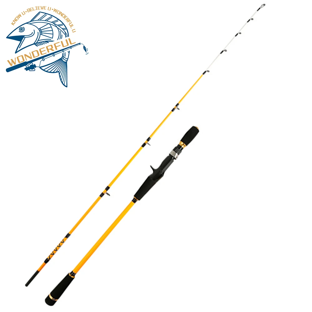 

2 Sections Offshore Strong Saltwater Heavy Duty Carbon Boat Fishing Slow Pitch Jigging Rod, Customized