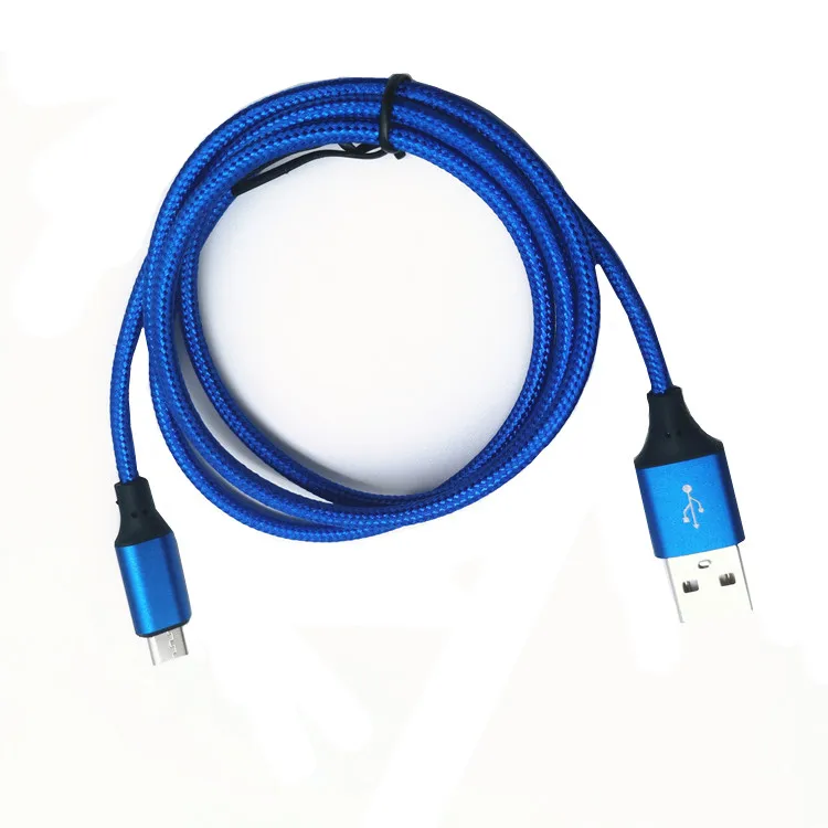 

Braided car charger micro usb cable usb a to micro usb ma cable, Blue