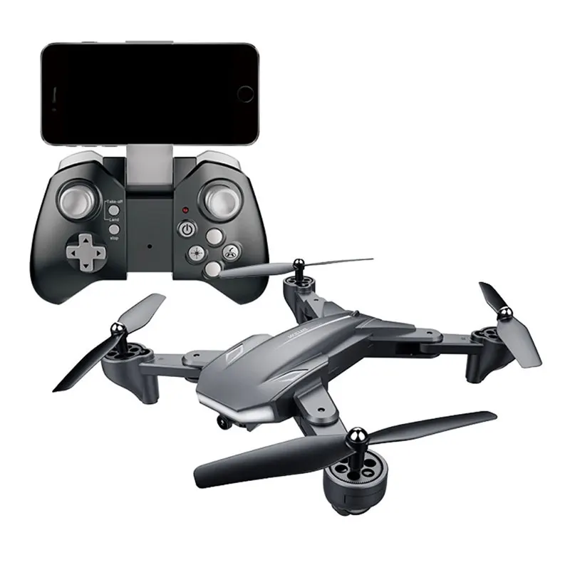 

10% OFF Optical Flow Position 1080P 2MP 4K Wifi Dual Lens Drone Gesture One Key Follow RC Quadcopter HD FPV Flight Drone Camera, Black