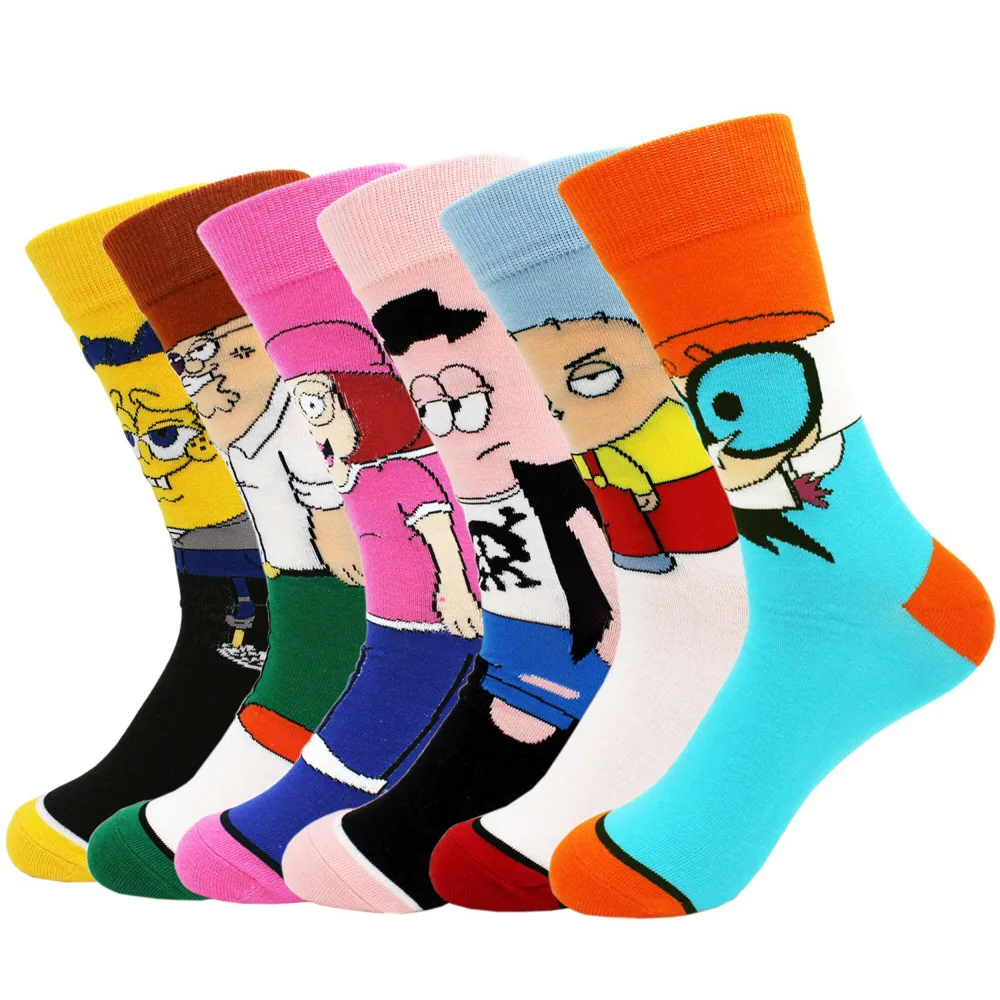 

sxx653 3d fashion cute funny cartoon character tube sox cotton comfy socks with designs, Picture