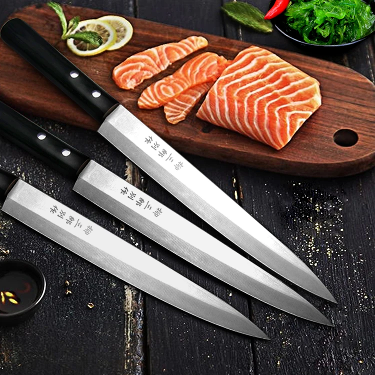 Kitchen Stainless Steel Sushi Knife Set Japanese Sushi Knife Sashimi