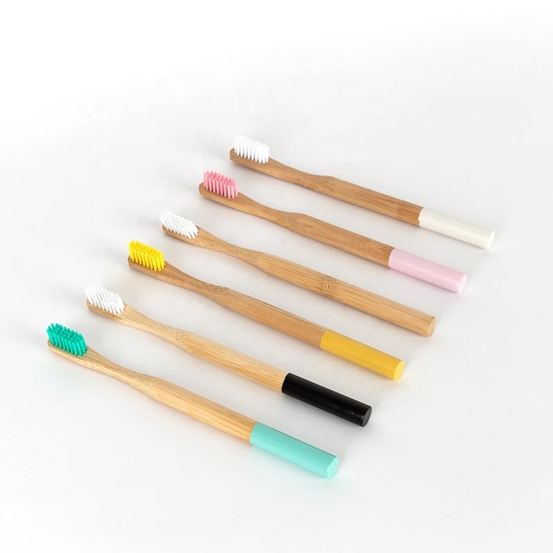 

Hot sale natural wooden health and protection soft toothbrush high-end bamboo and wood toothbrush for hotel, Wood color