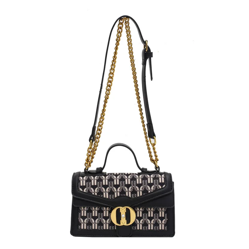 

New Trendy Wild Messenger Popular Square One Shoulder Bag Ladies Portable Chain Women Crossbody Bag