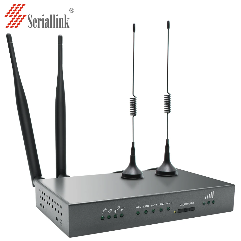 

Brand New Seriallink R4008 4g 5g lte wifi industrial router with sim card slot
