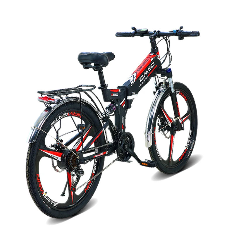 

Factory good price 26 inch mountain electric bicycle mountain e bikes 48V 300W electric bike folding bike