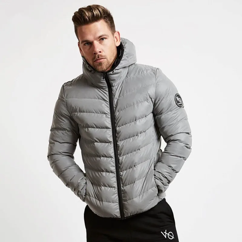 

China Daunenjacke Winter Casual Cotton Warm Puffer Down Filled Jacket Coat Mens Hood
