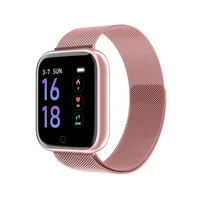 

T80 Fitness Tracker Woman heart rate waterproof step counter stainless smart watch