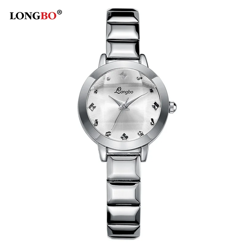 

LONGBO 80453 custom logo brand wrist watch quartz fashion for women odm bracelet top brand designer wrist fashion, 4 colors