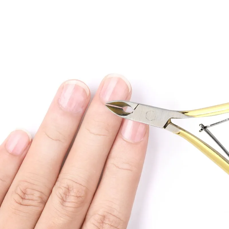 

Professional Gold-Plated Double Spring Stainless Steel Model D-501 Cuticle Nipper