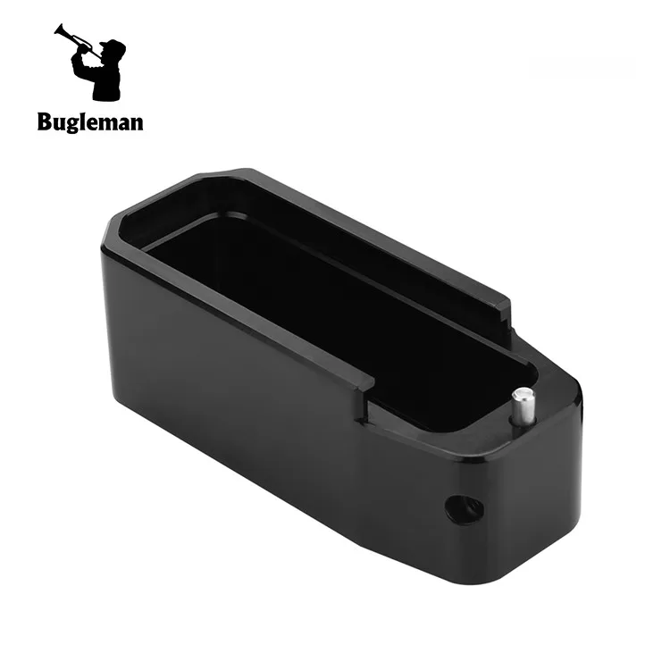

CNC Aluminum Bugleman Tactical Magazine Extension Base Pad For AR 15 .223 30/40 Round Magazine